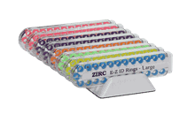 E-Z ID markeringsringer 25 stk Store O Neon Gul