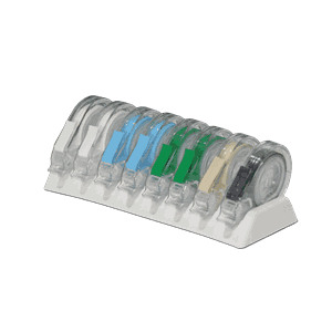 E-Z ID Markeringstapesett i dispenser 8 x 91 cm Neon