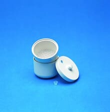BD-Steribox borskål m/lokk plast hvit