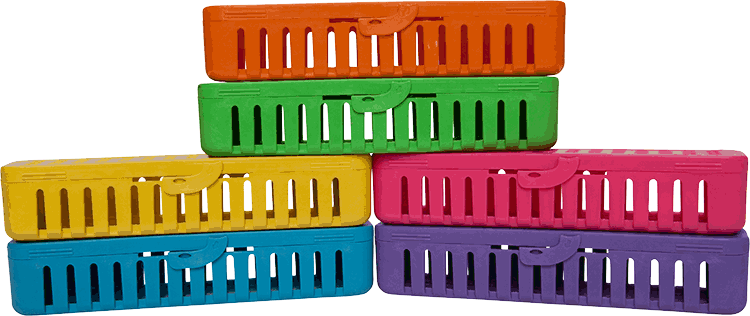 Steri-container compact N neonblå - DENTALSPAR AS