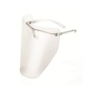 Monoart Visir ansiktsbeskyttelse Holder + 10 stk visir