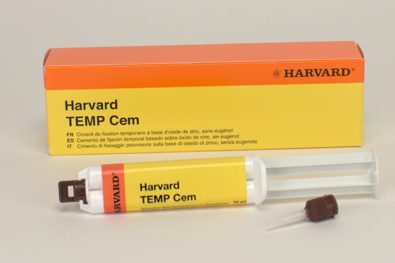 Harvard Temp Cem sement 10 ml + 20 blanderspisser DENTALSPAR AS