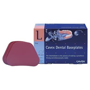 Cavex Dental Baseplates basisplater OK tykk 2,8 mm 50 stk