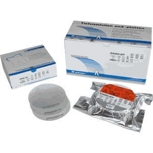 Erkoloc-Pro transparent 3,0 mm 125 mm rund  10 stk