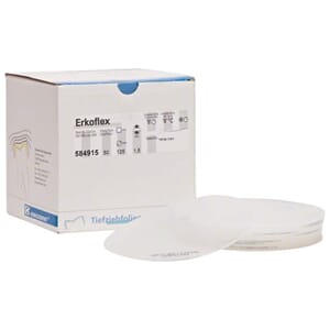 Erkoflex plater til biteskinner myk 1,5 mm rund 125 mm 50 st