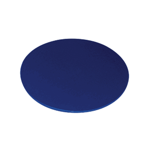 Erkoflex plater tannbesk myk 4,0mm rund 120mm 5st Nattblå
