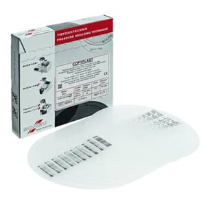Copyplast plater til blekeskinner 0,5 mm 125x125 mm 10 stk