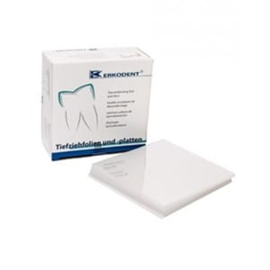 Erkoflex-95 plater til bittskinne hard 1,5mm 125x125cm 50stk