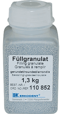 Erkodent Filling granules sølvkuler 1,3 kg runde