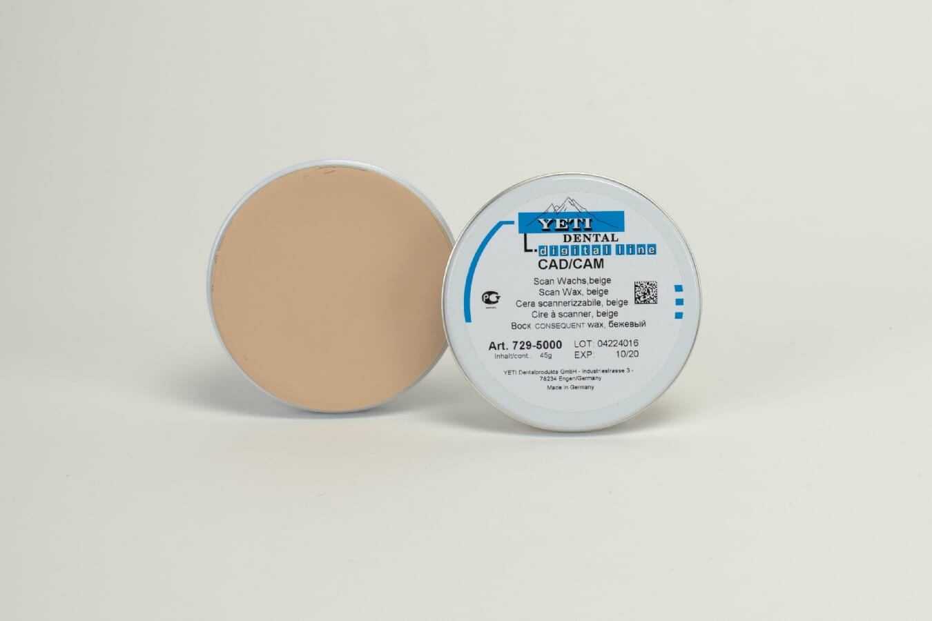 Yeti Scan Wax beige 45 g - DENTALSPAR AS