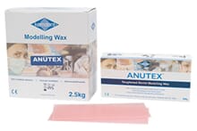Anutex Wax  rosa platevoks medium hard 500 gram, 24 ark