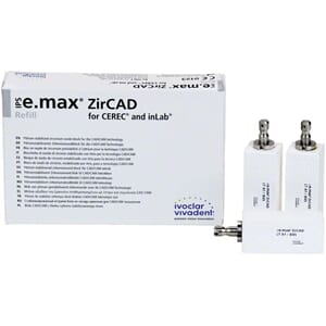 IPS e.max ZirCAD CEREC/Inlab 3 stk B45 LT B1