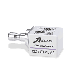 Katana Zirconia blokker CEREC 2 stk STML 12Z D3