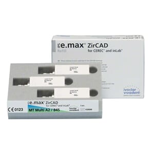 IPS e.max ZirCAD 3 stk B45 MT Multi A1