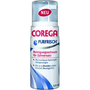 Corega rengjøringsskum for proteser 125 ml