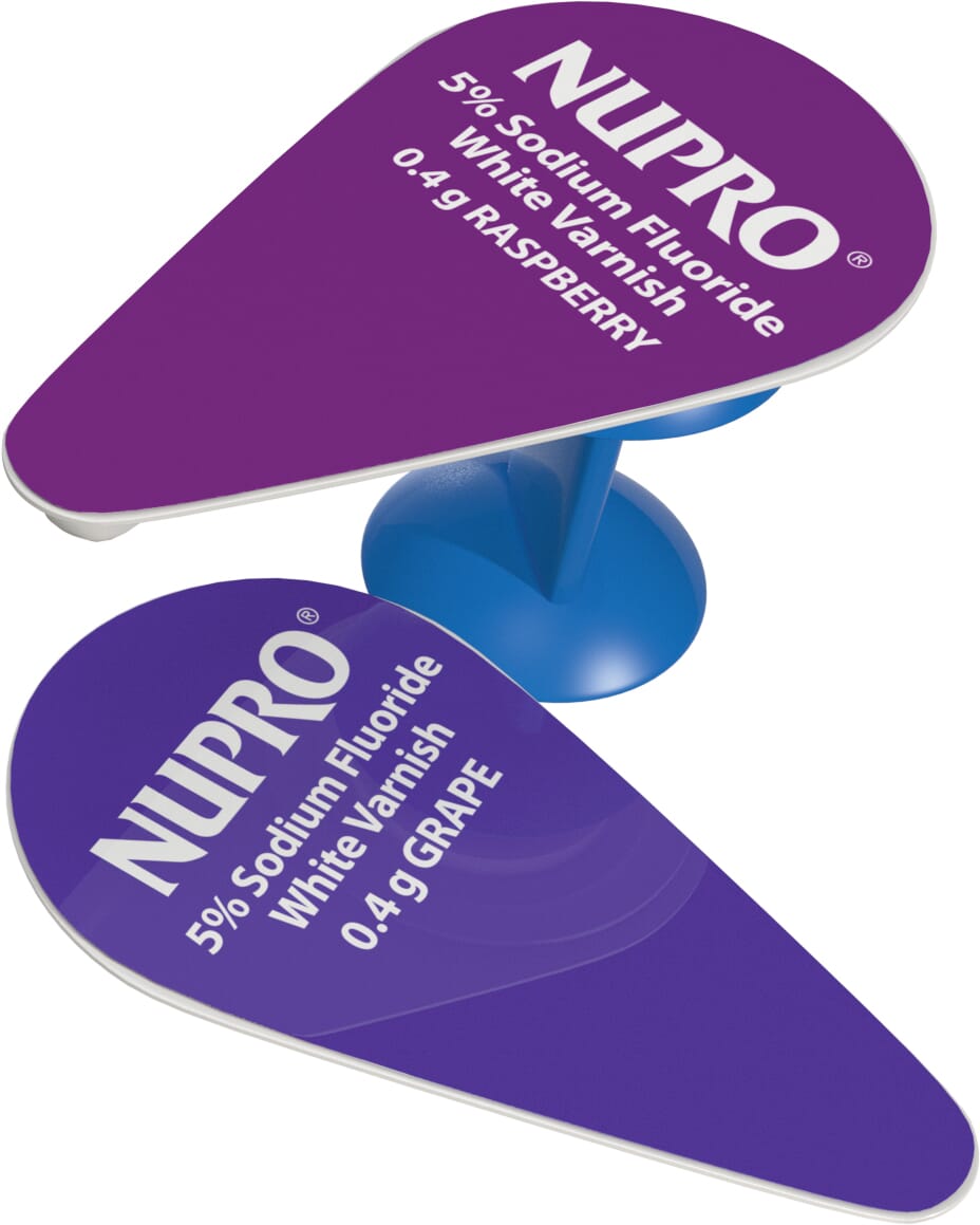 Nupro White Varnish 5 fluorlakk 50 x 0,4 g Grape DENTALSPAR AS