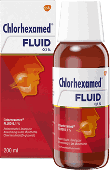 Chlorhexamed Fluid 0,1% munnskyll 200 ml