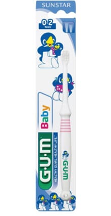 GUM Baby tannbørste til barn 0-2 år  12 stk