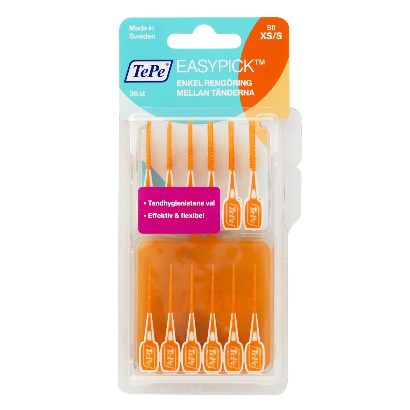 TePe EasyPick tannstikker XS/S Orange 36 stk DENTALSPAR AS