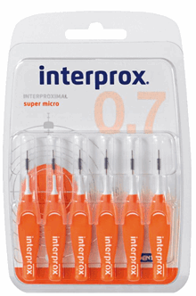 Interprox Super Micro interdentalbørster orange 6 stk