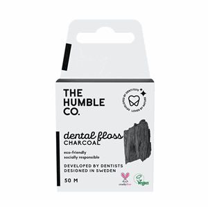 Humble Dental Floss tanntråd  50 m aktivt kull