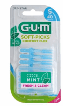 GUM Soft-Picks Comfort Flex mint small 40 stk