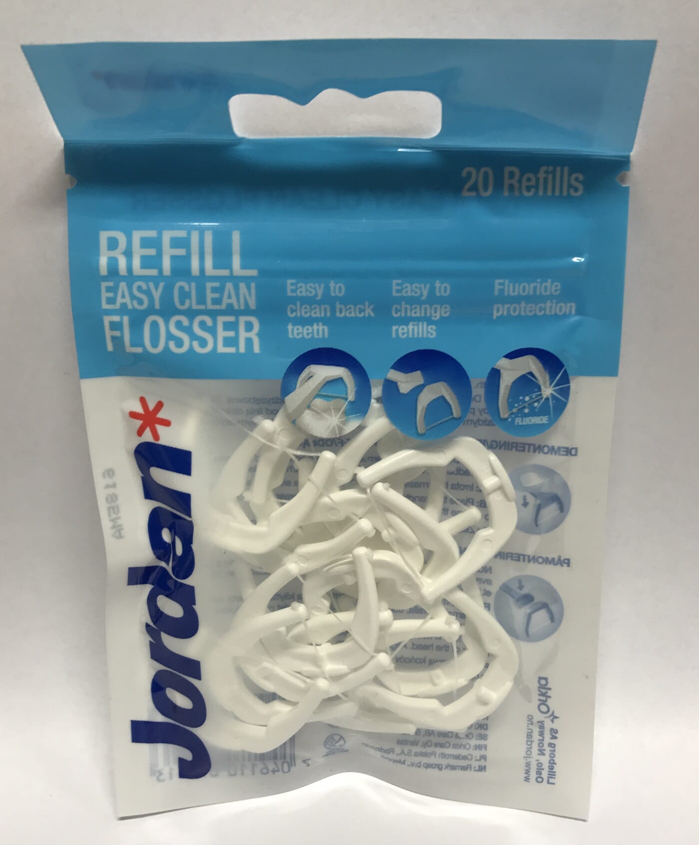 Jordan Easy Clean Flosser tanntråd refill 20 stk DENTALSPAR AS