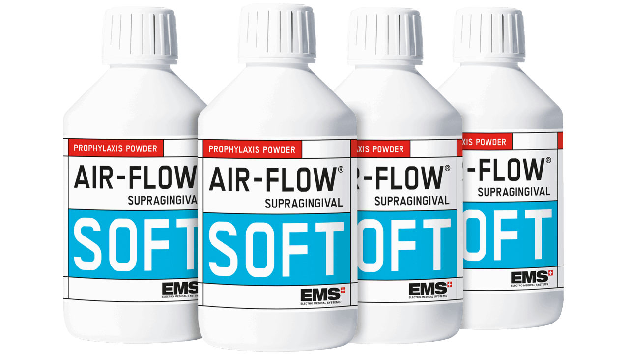 AirFlow pulver 4 x 200 g Soft DENTALSPAR AS