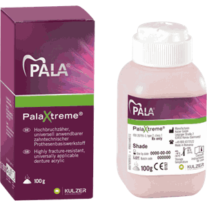 PalaXtreme akryl pulver 100 g Pink Opak