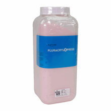 Pluracryl Press Pulver Rosa Transparent 1 kg.