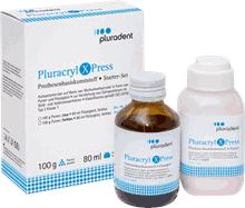 Pluracryl Xpress startsett Rosa 1-1