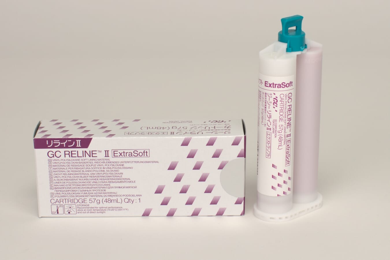 GC Reline II Extra soft catridge 48 ml /57g refill DENTALSPAR AS