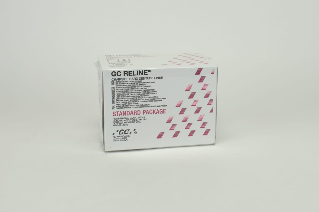 GC 346001 Reline Hard Denture Chairside Reline Material – Standard Package, 655368196188