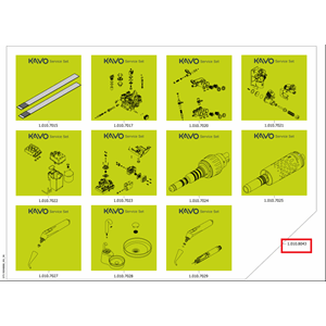 Kavo Servicekit for unit med liten vannblokk (1.010.8043)