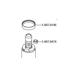 Kavo beskyttelsesring pære KL703 LED motor 1.007.0146