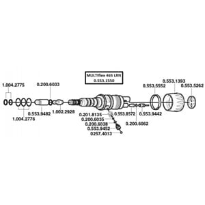 Kavo Multiflex 465 LRN pærehylse 0.553.9482