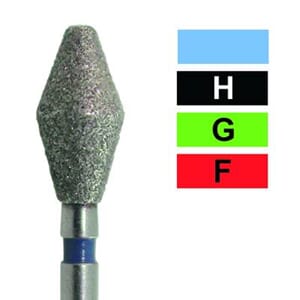 Diamant dobbel kjegle FG 811 L 037 H Svart 2 stk