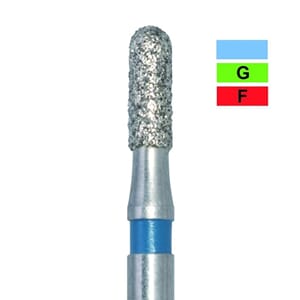 Diamant sylinder avrundet FG 838 012 G Grønn 5 stk