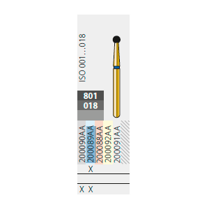 Diatech Diamant FG 801.018 ML 5 stk