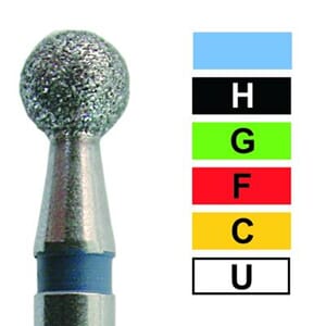 Diamant kule FG 801 016 Blå 5 stk