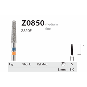 Diamant FG Z850 F 018 rød for zirkonia 2 stk