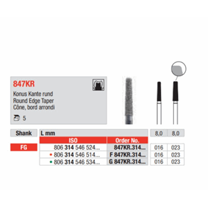 Diamantbor F847KR.023 FG 5 stk