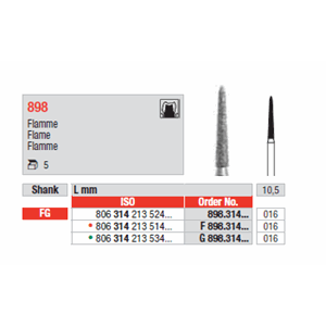 Diamant FG 898 5 stk 016