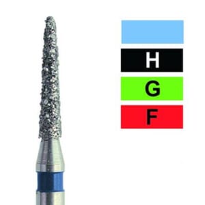 Diamant konisk torpedo FG 877 G 014 Grønn 5 stk