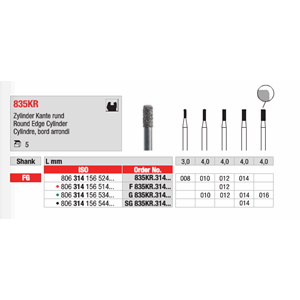 Diamantbor G835 KR 010 FG 5 stk