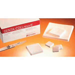 Genta-Coll resorb membran 2,5 x 2,5 cm 5 stk
