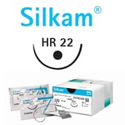 Silkam sutur silke svart HR22 2/0 75 cm 36 stk