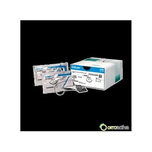 Silkam sutur silke svart HS23 2/0 45 cm 36 stk