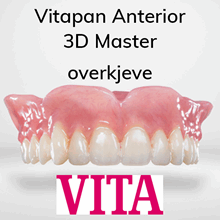 Vitapan Anterior protesetenner 6 stk 3D Master OK