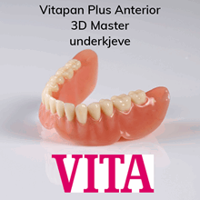Vitapan Plus Anterior protesetenner 6 stk 3D Master UK